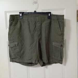 Goodfellow Everyday Relaxed Fit Green Cargo Shorts  Men's XXL
